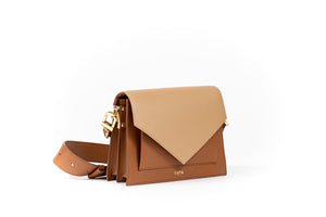 Le Gisèle - Grainé camel & beige